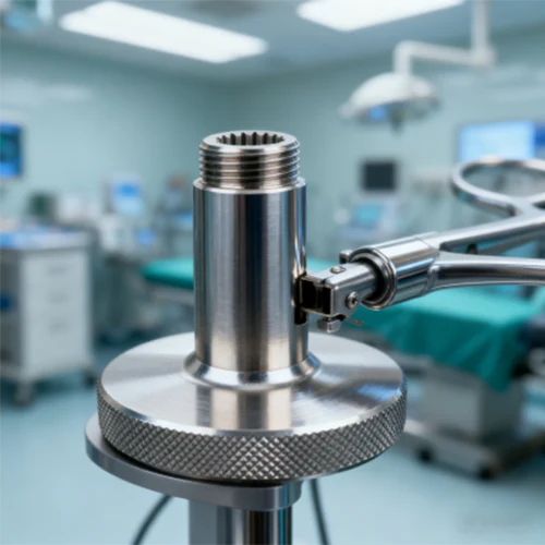 Auxiliary Support And Fixing Components For Milling Pins Of Medical Ultrasound Equipment